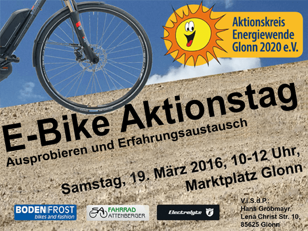 E-Bike Aktionstag in Glonn